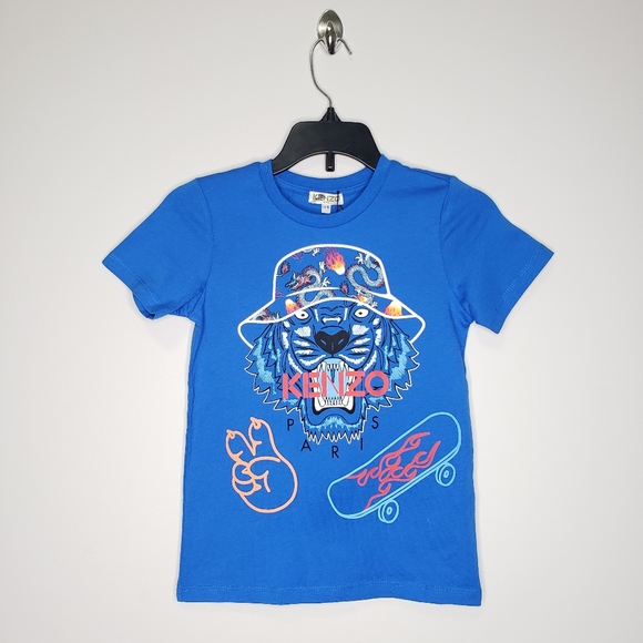 Kenzo Other - Kenzo blue cotton tiger tshirt